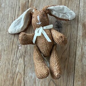 Vintage Woven Brown Bunny Decor Pier 1